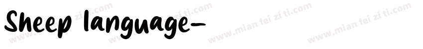 Sheep language字体转换